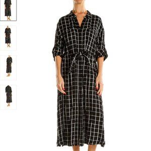 Calvin Klein Checkered Shirtdress